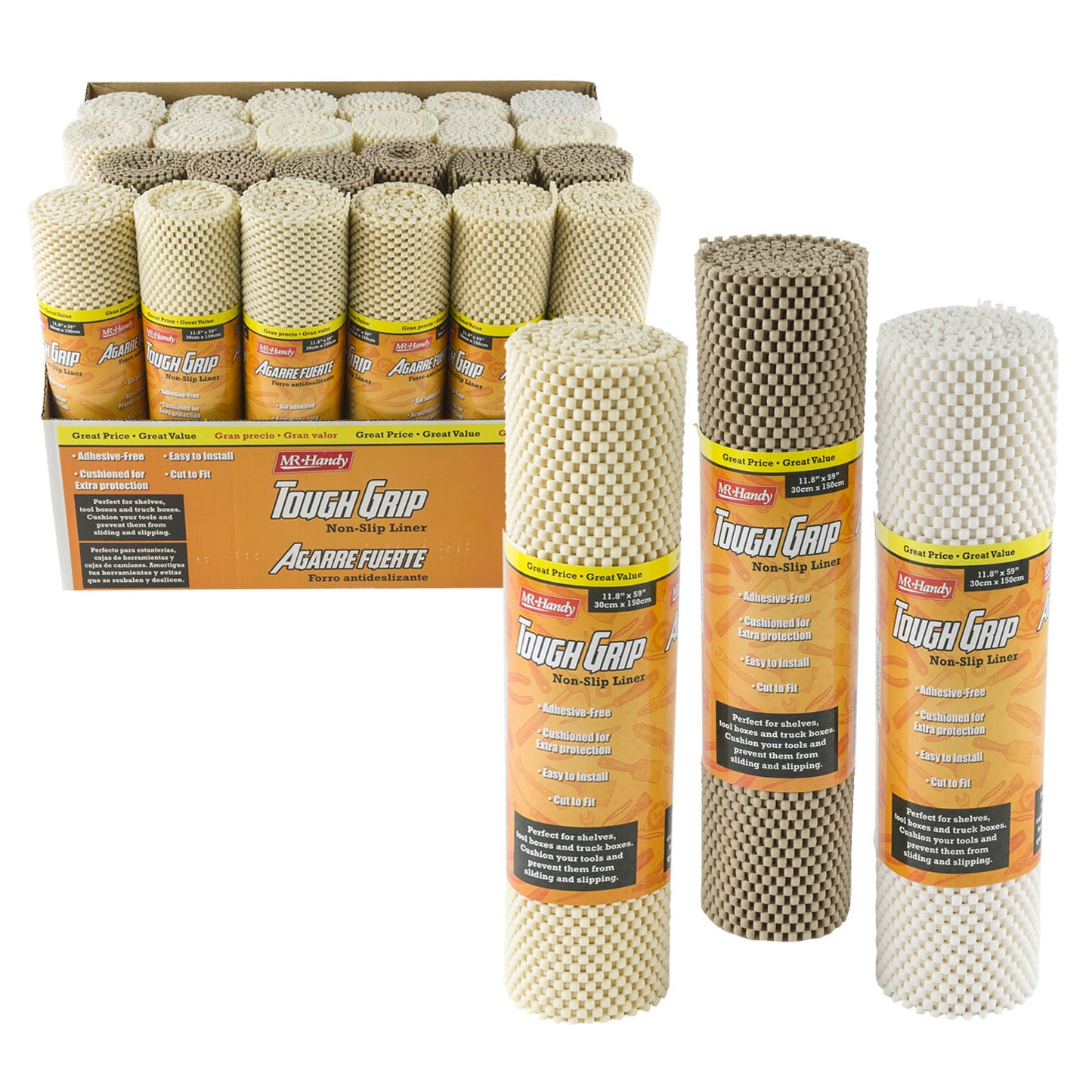 Anti-Slip Mat- 11.8"X59"- 3 Assortments