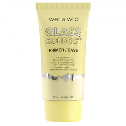 wet n wild Prime Focus Glass Correct Primer, Brightening, Banana, 0.91 fl oz