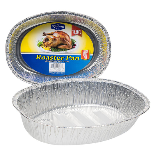 Oval Deep Foil Roaster Pan - 18.25"L