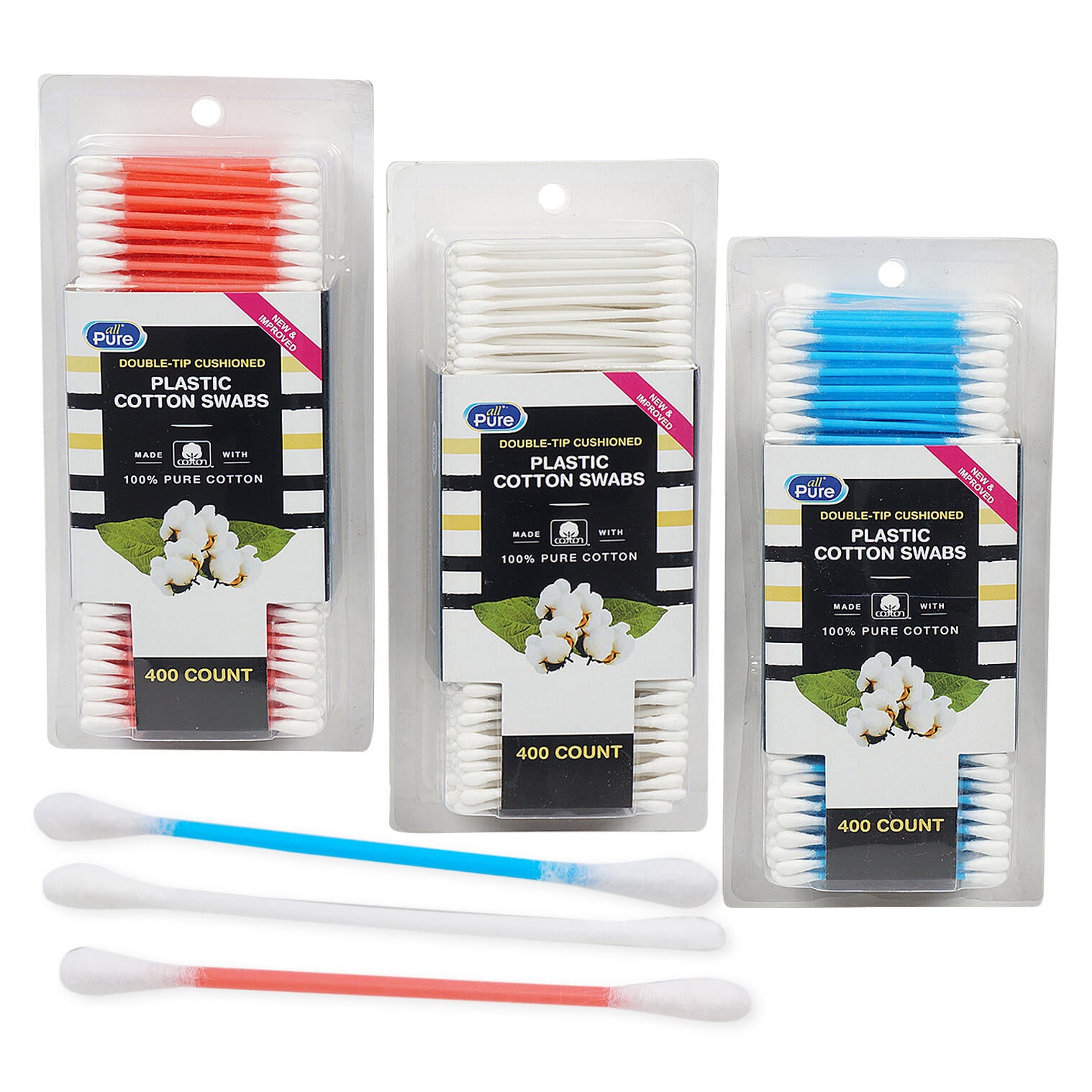 400 ct Cotton Swab Pack