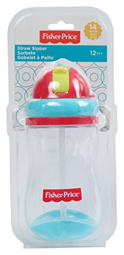 FISHER PRICE UNISEX BABY 14 OZ SINGLE PACK POP UP STRAW SIPPER CUP