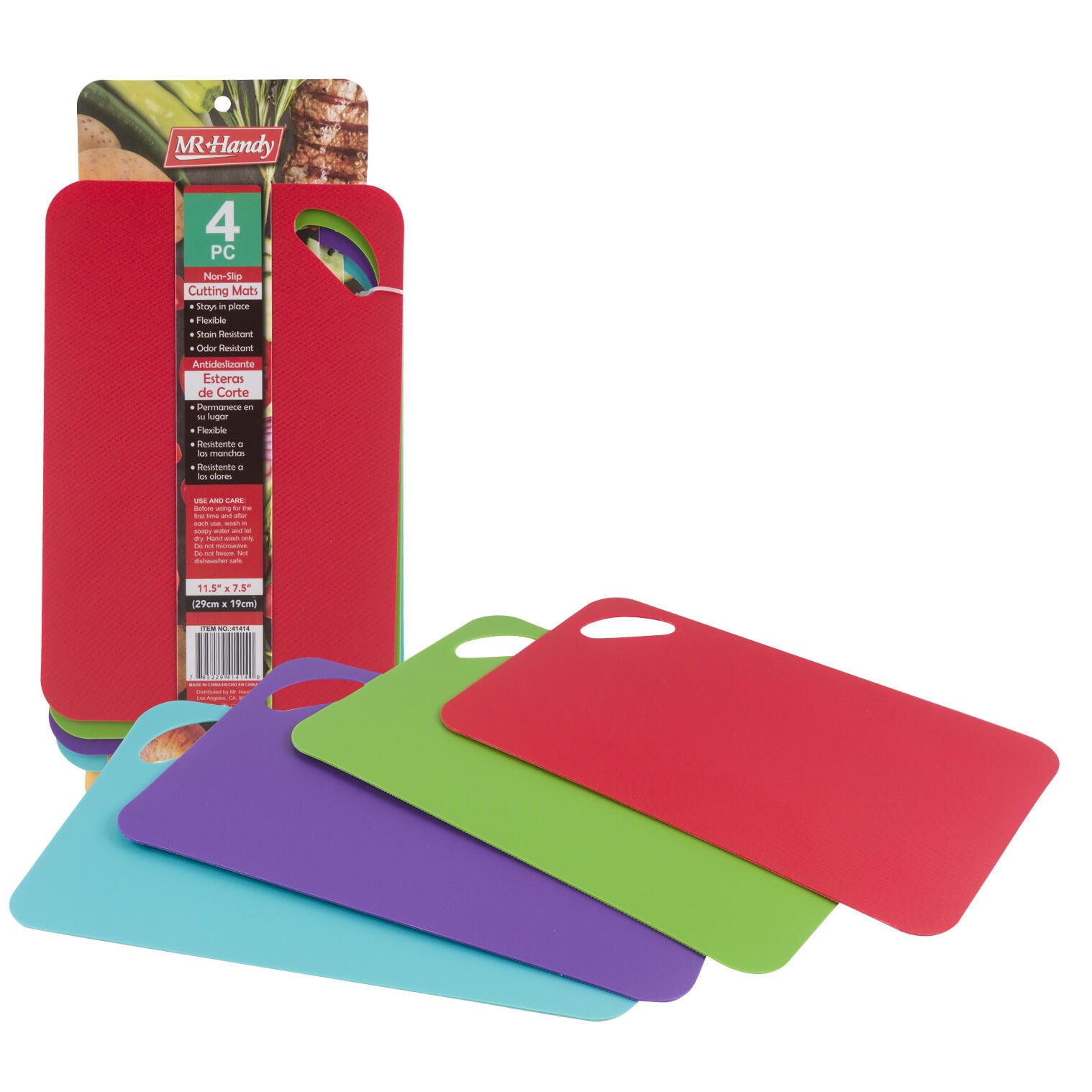 4pc Mr. Handy Chopping Board Set- 11.4