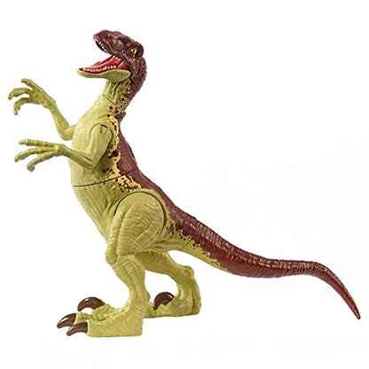 JURASSIC WORLD TOYS FIERCE FORCE VELOCIRAPTOR CAMP CRETACEOUS DINOSAUR ACTION FIGURE MOVABLE JOINTS, & SINGLE STRIKE FEATURE, MIXED COLOR