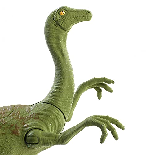 JURASSIC WORLD TOYS FIERCE FORCE GALLIMIMUS CAMP CRETACEOUS DINOSAUR ACTION FIGURE WITH MOVABLE JOINTS, REALISTIC SCULPTING & SINGLE STRIKE