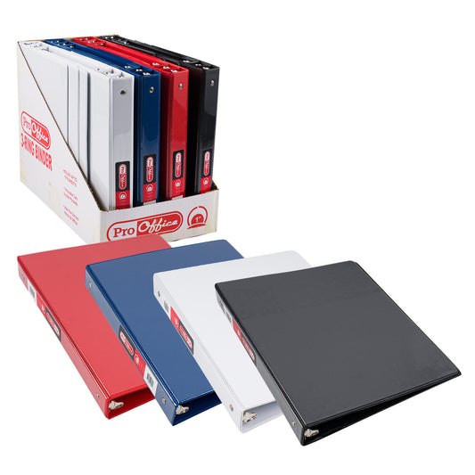 3 Ring Binder- 1"- 4 Assortments