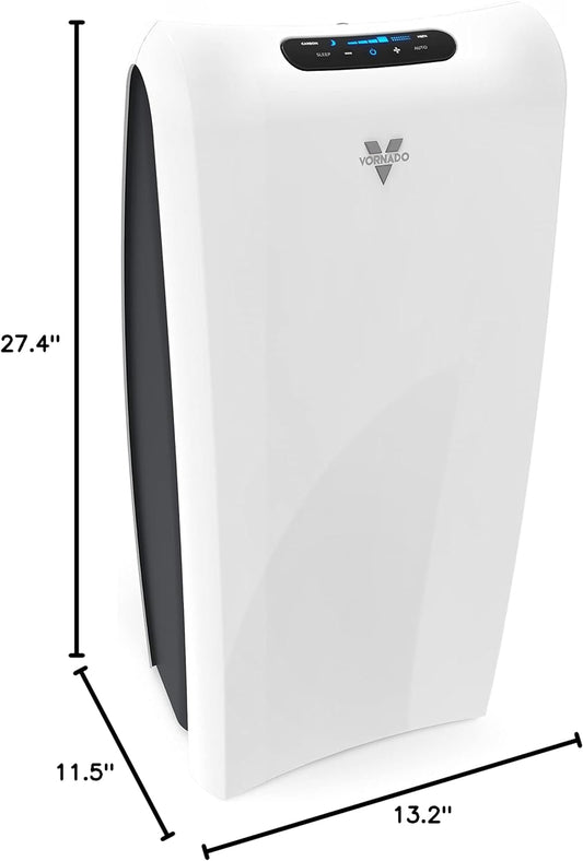 Vornado AC550 Air Purifier with True HEPA Filter, Captures Allergens, Smoke, Odors, Pollen, Dust, Mold Spores, Pet Dander