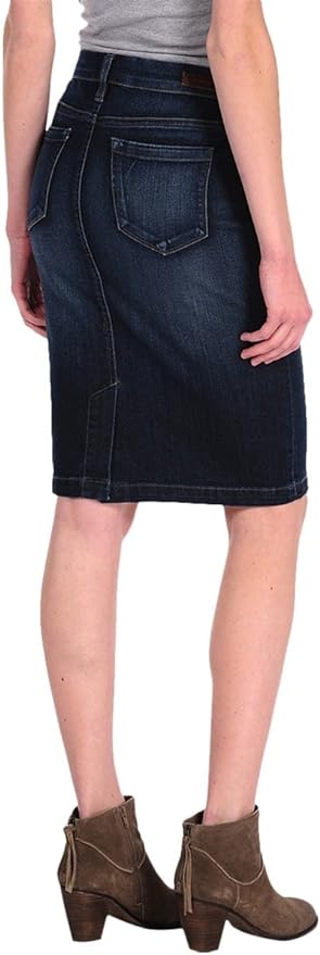 [BLANKNYC]   Women's Pencil Skirt, Denim Blue