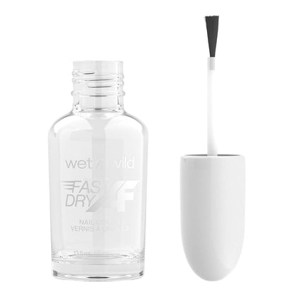 wet n wild Fast Dry AF Nail Polish Color, Clear X-Ray Vision | Quick Drying - 40 Seconds | Long Lasting - 5 Days, Shine