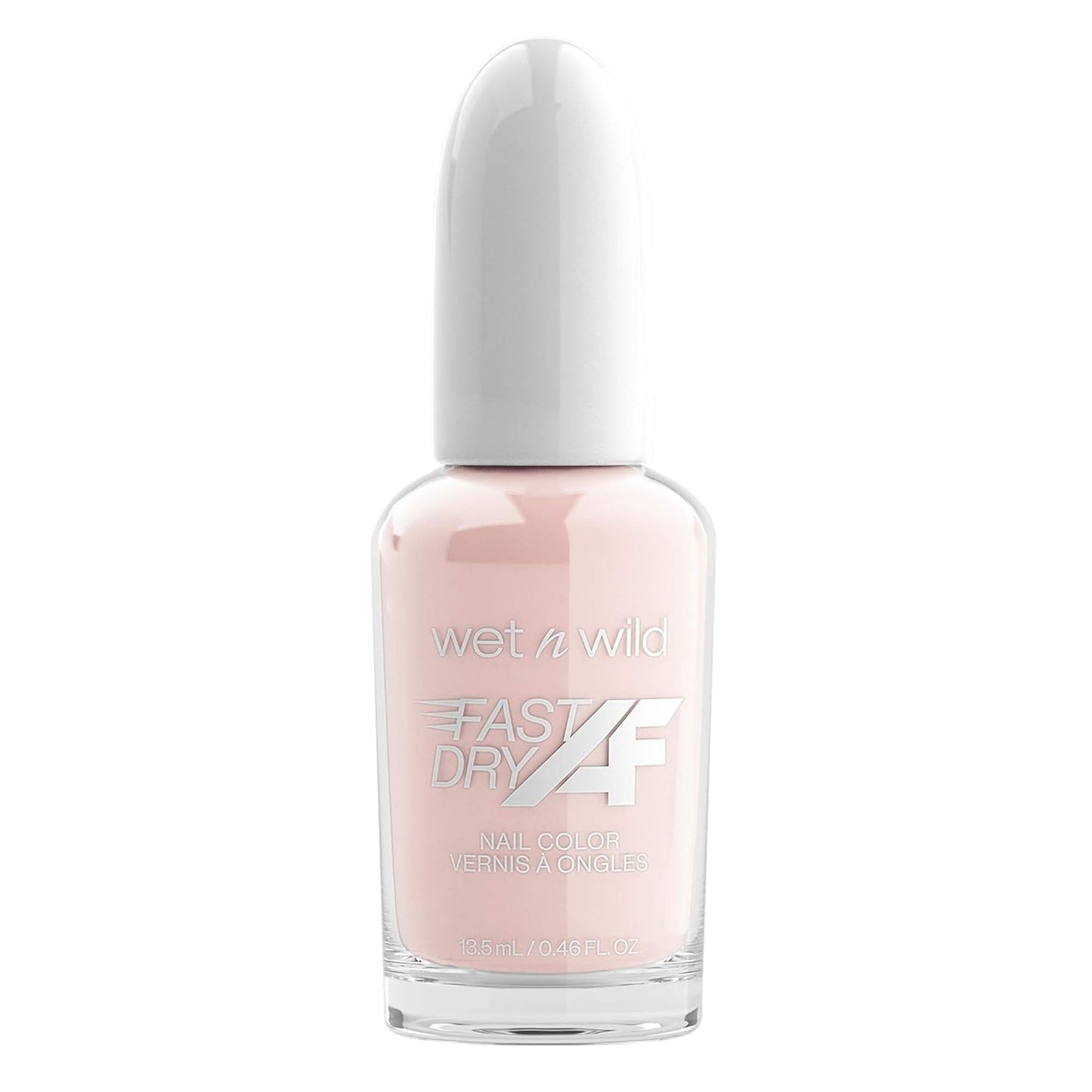 wet n wild Fast Dry AF Nail Polish Color, Light Pink Ballerina Dropout | Quick Drying - 40 Seconds | Long Lasting - 5 Days,