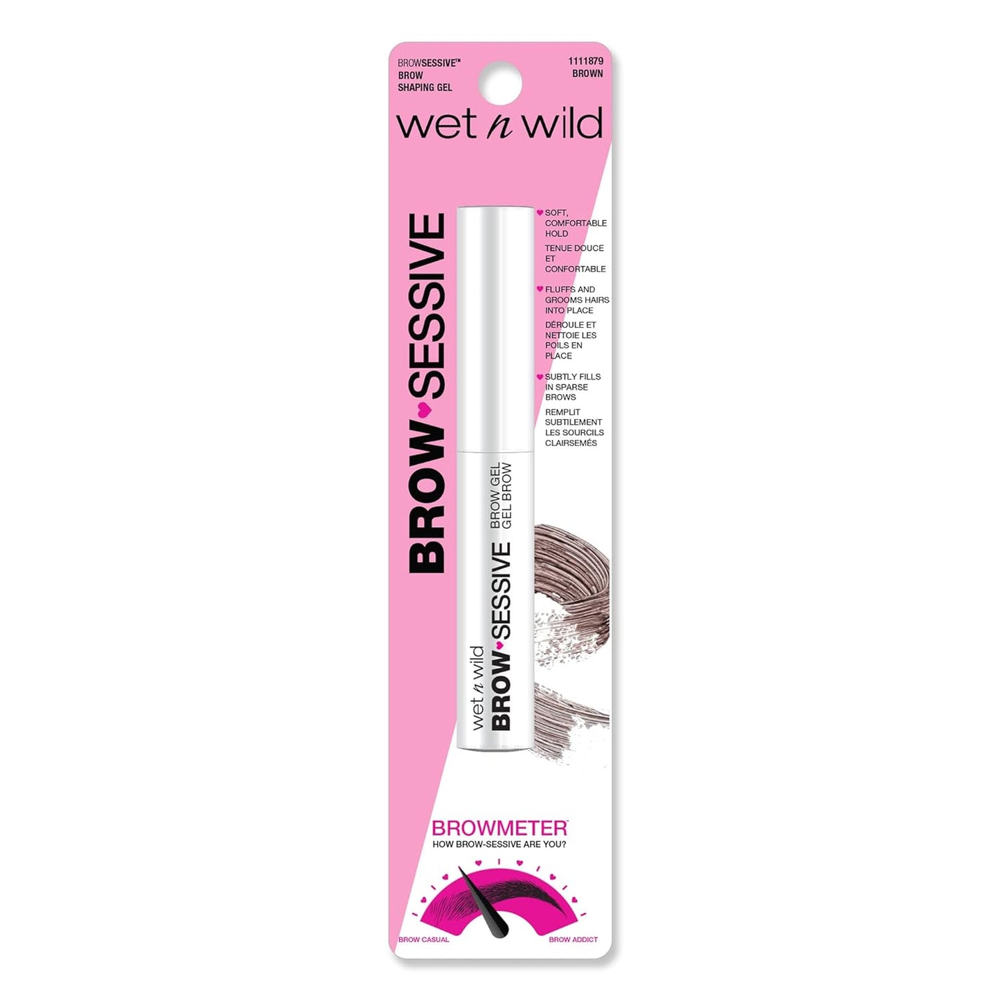 wet n wild Brow-Sessive Eyebrow Shaping Makeup Gel Brown