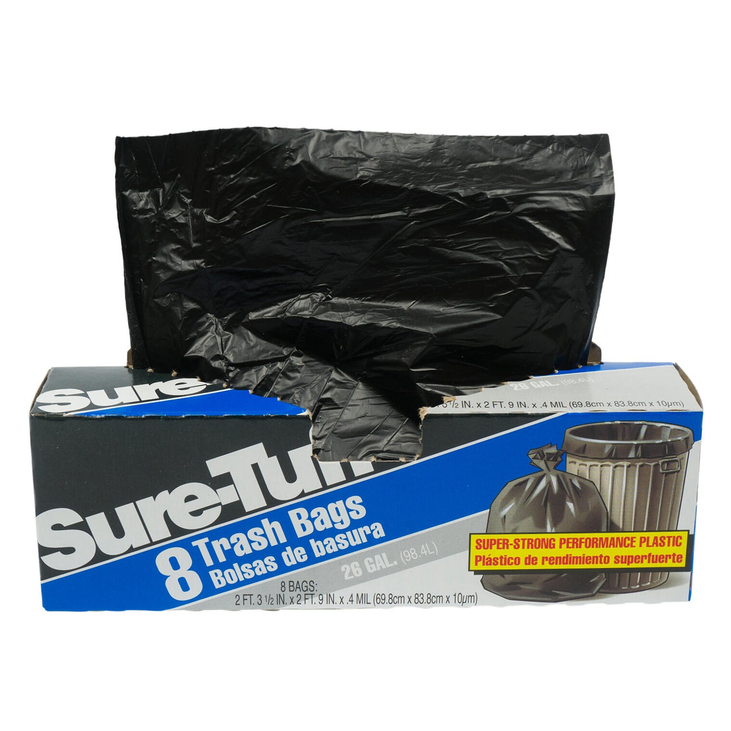 Sure-Tuff Trash Bag 8-pack - 26gal