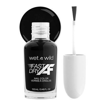 wet n wild Fast Dry AF Nail Polish Color, Fall Brown Sorry, I'm Latte | Quick Drying - 40 Seconds | Long Lasting - 5 Days, Shine