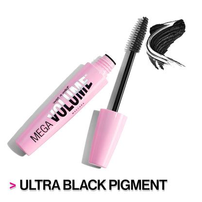 wet n wild Mascara Mega Volume Mascara, Very Black, 0.21 Ounce