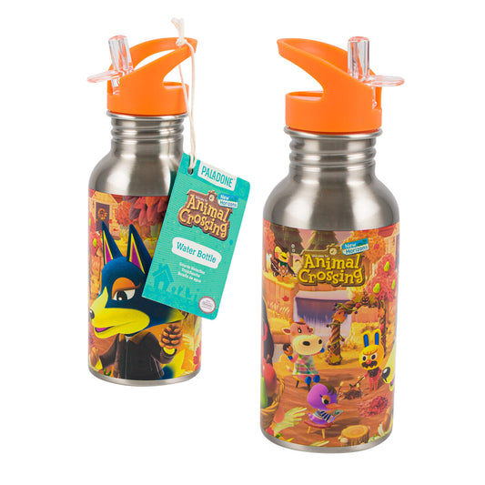 Nintendo Animal Crossing Water Bottle W/ Straw