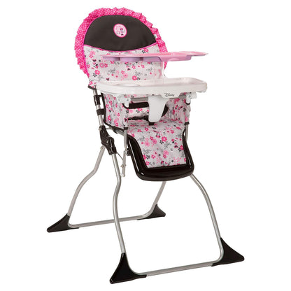 Disney Baby Minnie Mouse Simple Fold Plus High Chair with 3-Position Tray, Garden Delight