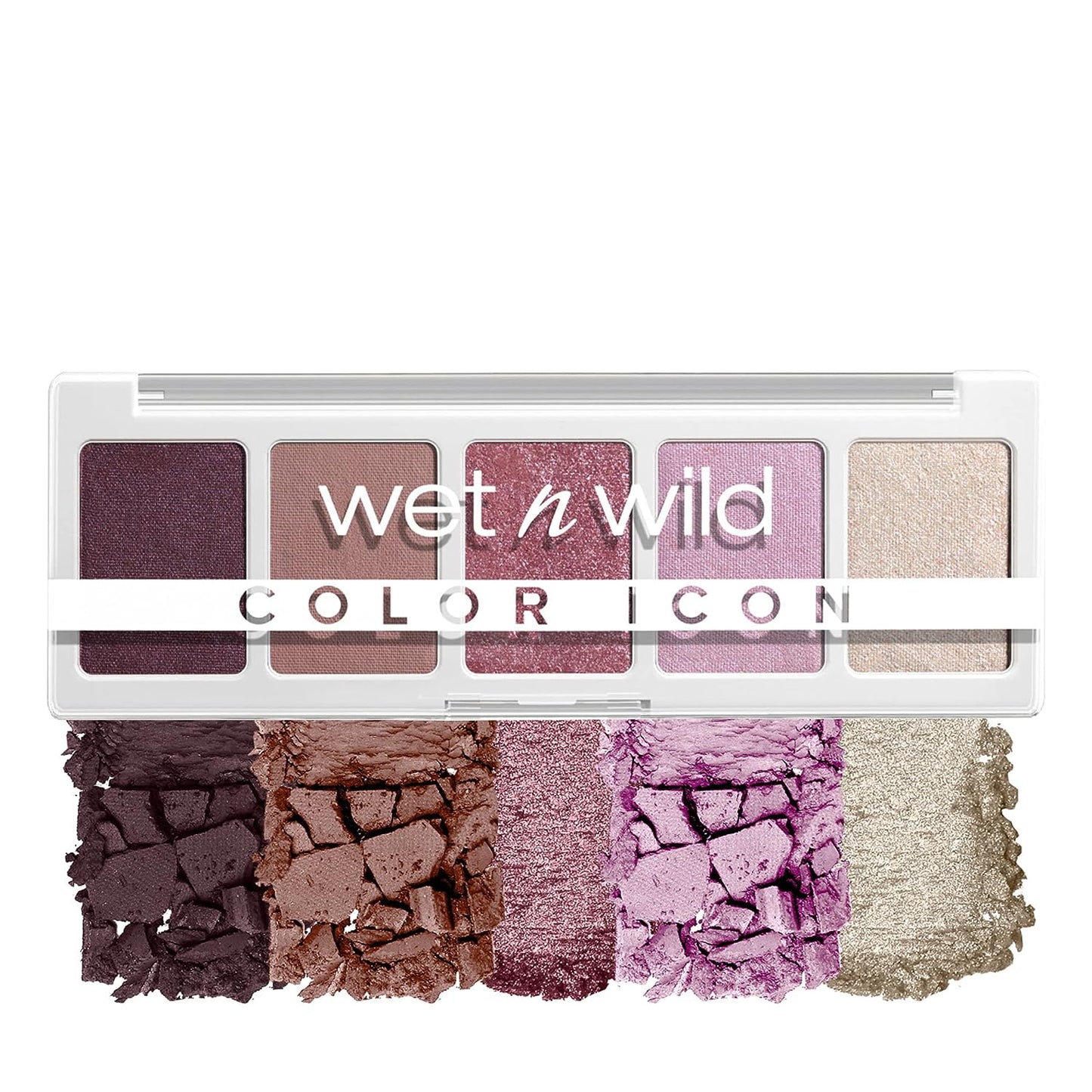 wet n wild Color Icon Eyeshadow Makeup 5 Pan Palette, Purple Petalette, Matte, Shimmer, Metallic, Long Wearing, Rich Buttery Pigment, Cruelty Free