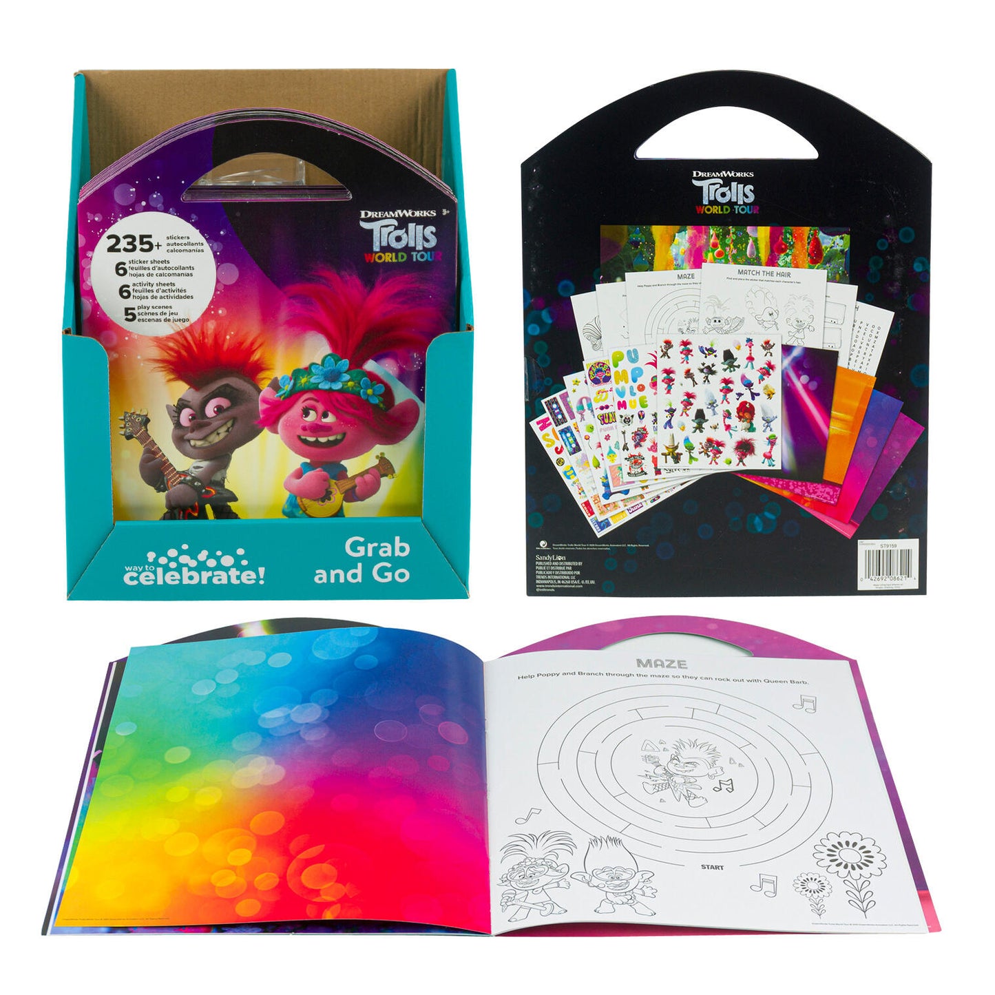 Trolls World Tour Stickers Activity Book