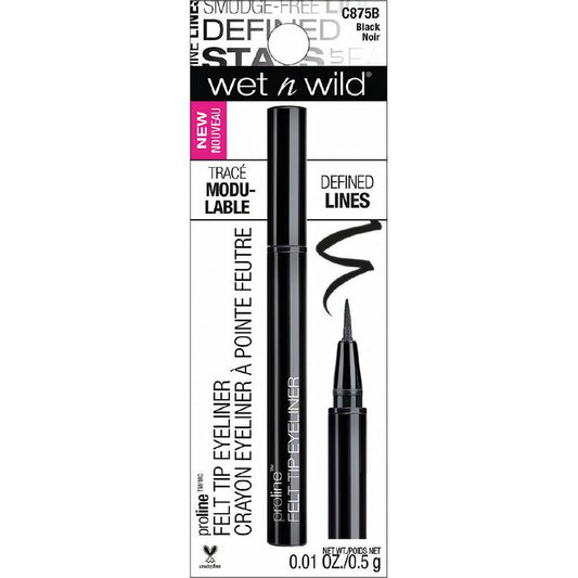 Wet n Wild ProLine Felt Tip Eyeliner Black