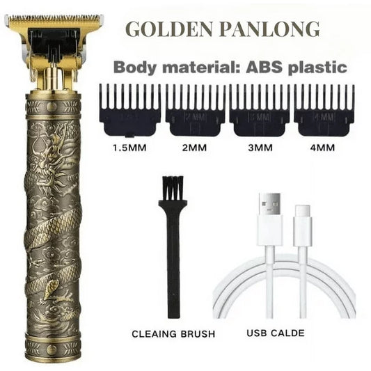 Cortadora de pelo profesional inalámbrica, cortadora de pelo con hoja en T para hombres, recortadora sin huecos, recortadora de barba recargable, cortadora de barba con peines guía, juego de
