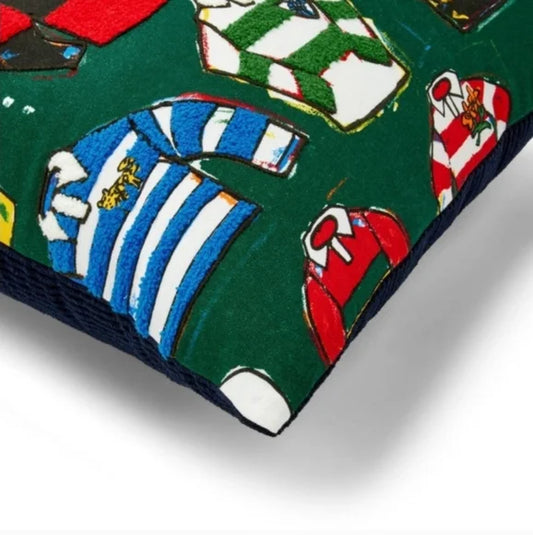 NWT Rowing Blazers x Target Rugby Shirts Toss Pillow Throw/Accent Pillow 20"x20
