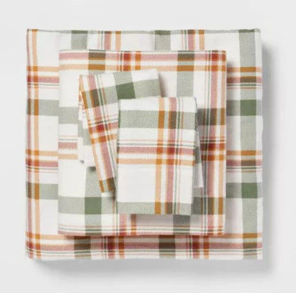 THRESHHOLD flannel Sheet Set