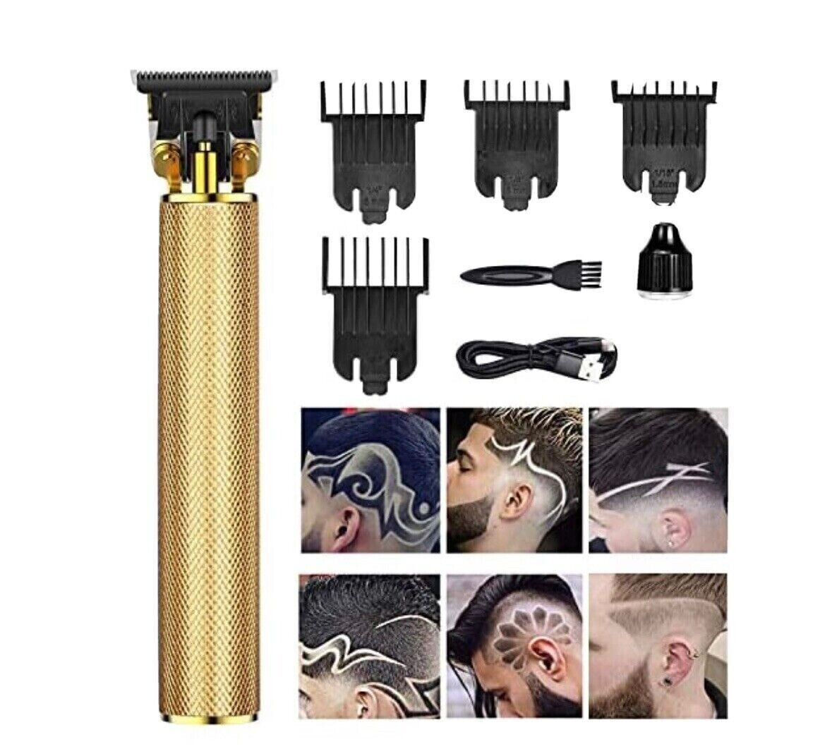 Geemy Professional hair trimmer Rechargeable gold